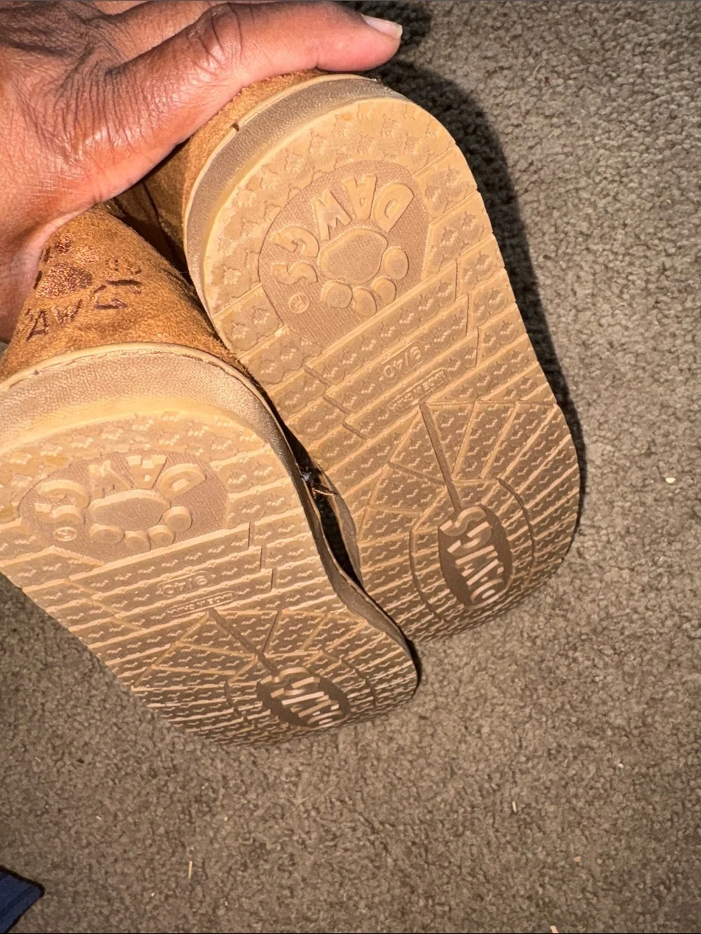 Dawgs chestnut suede